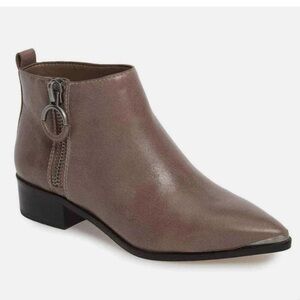 1. State Nead Taupe Ankle Pointed Boots Booties